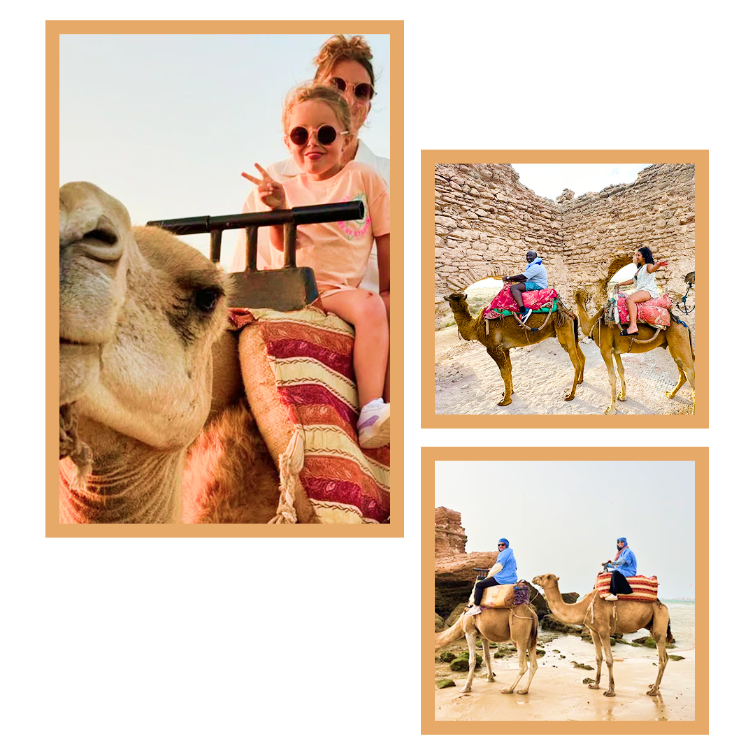 Camel ride Essaouira beach